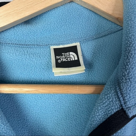 The North Face Blue Fleece Polartec 1/4 Zip Pullover L - Picture 4 of 4